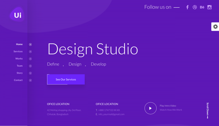 bootstrap 4 about us page template